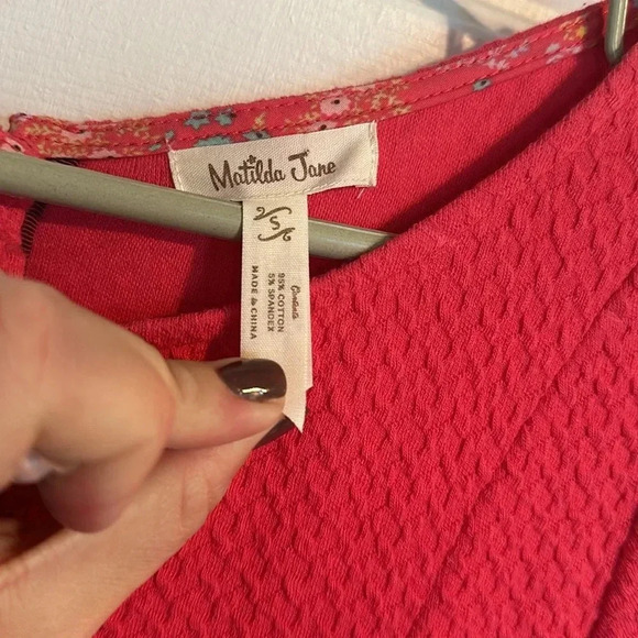 Matilda Jane Size Small Pink Dress With Pockets - Picture 4 of 4